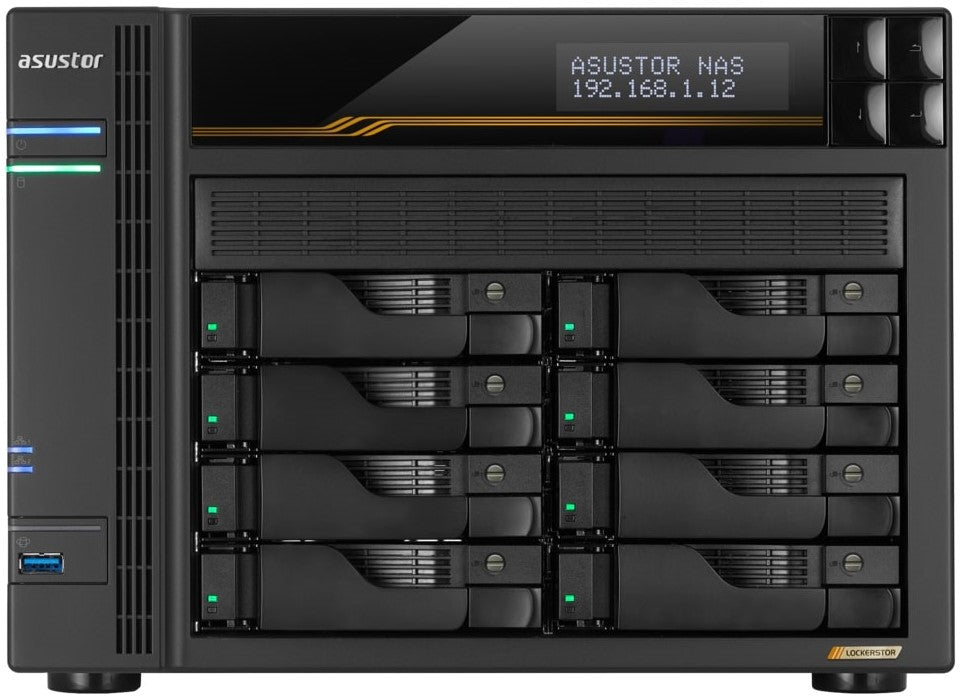 Asustor Lockerstor 8 Bay Gen 3 NAS Enclosure