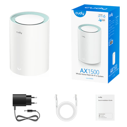 Cudy AX1500 Gigabit Mesh Wi-Fi 6 System – 1 Pack